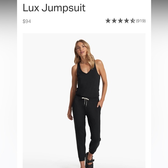 Vuori Pants - BNWT vuori lux jumpsuit